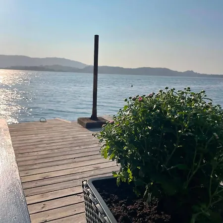 Sea House With Private Dock Near Flesland Villa *